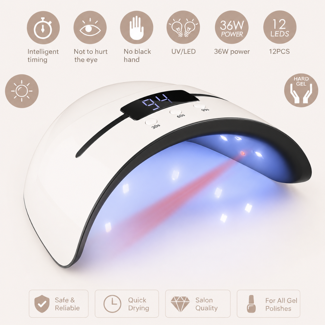 CYA Beauty 36W UV/LED Nail Lamp – Salon Gel Dryer