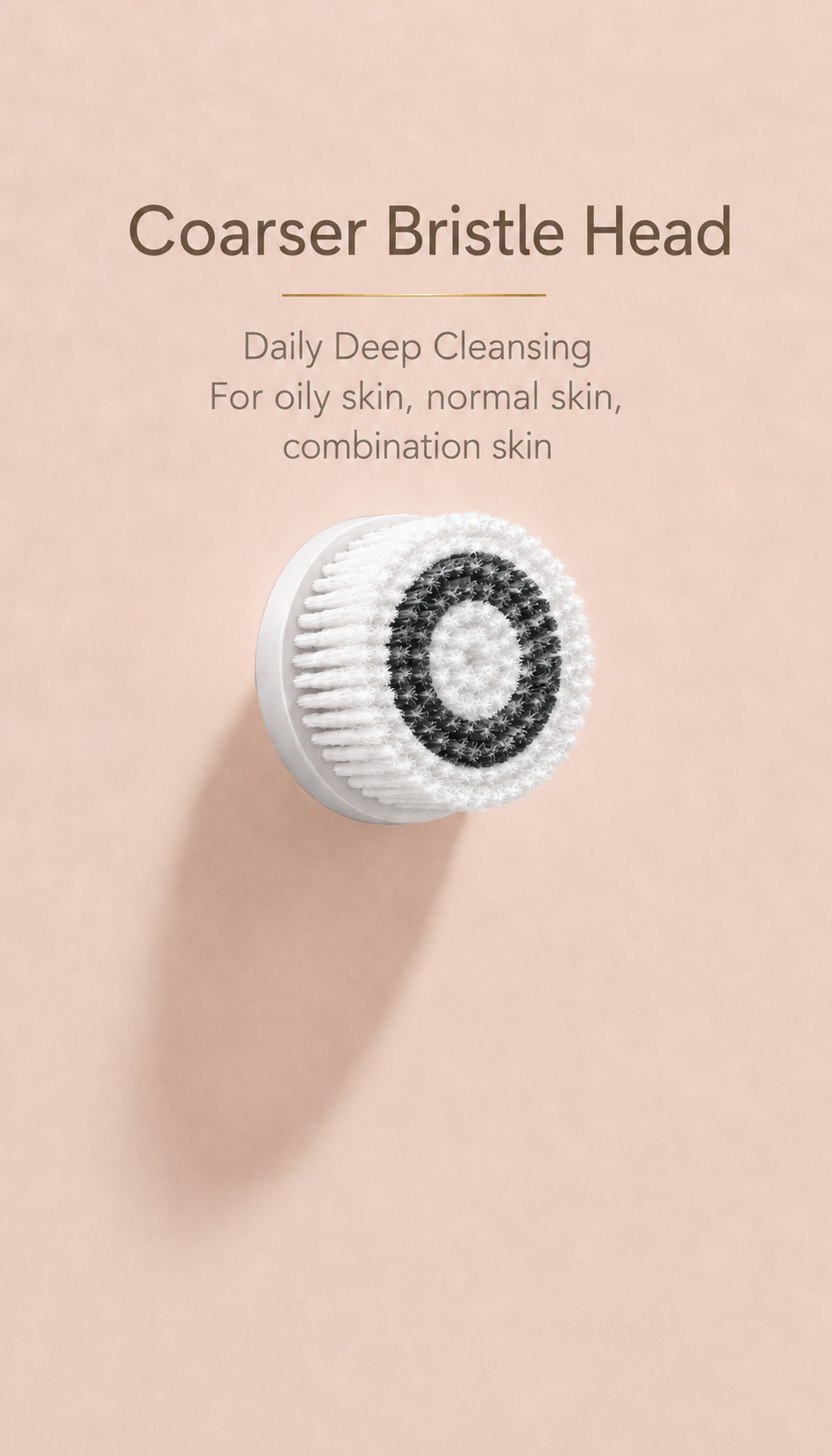 Rechargeable Electric Facial Cleansing Brush with Silicone Head
