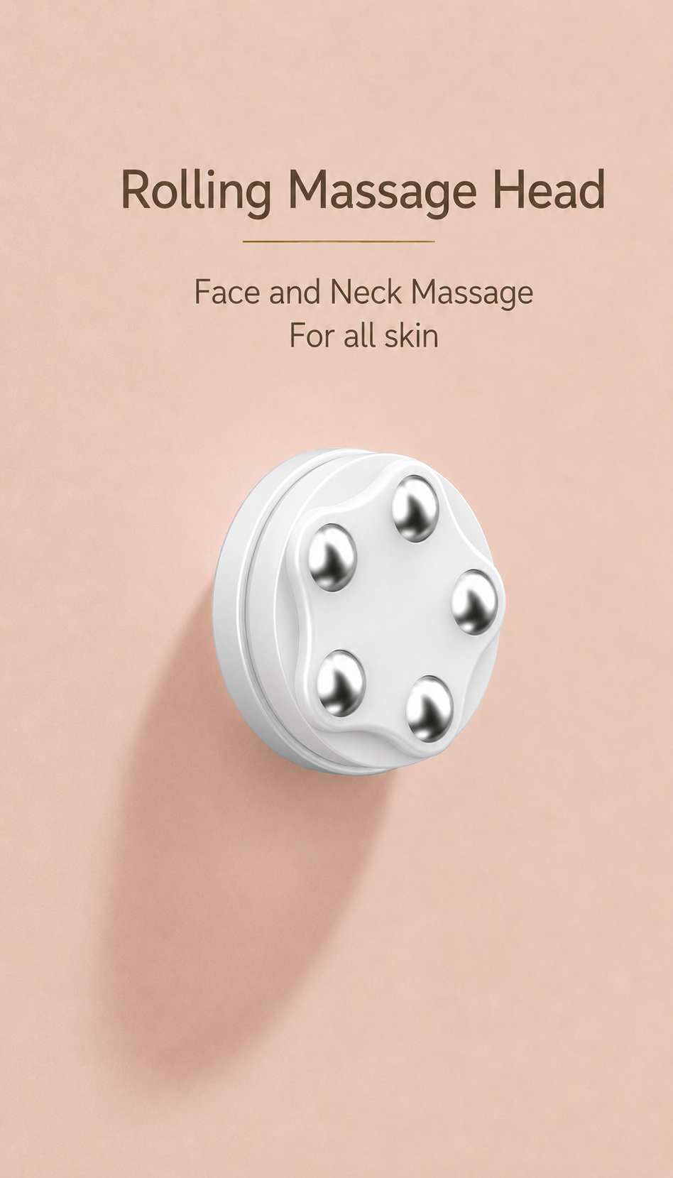 Rechargeable Electric Facial Cleansing Brush with Silicone Head
